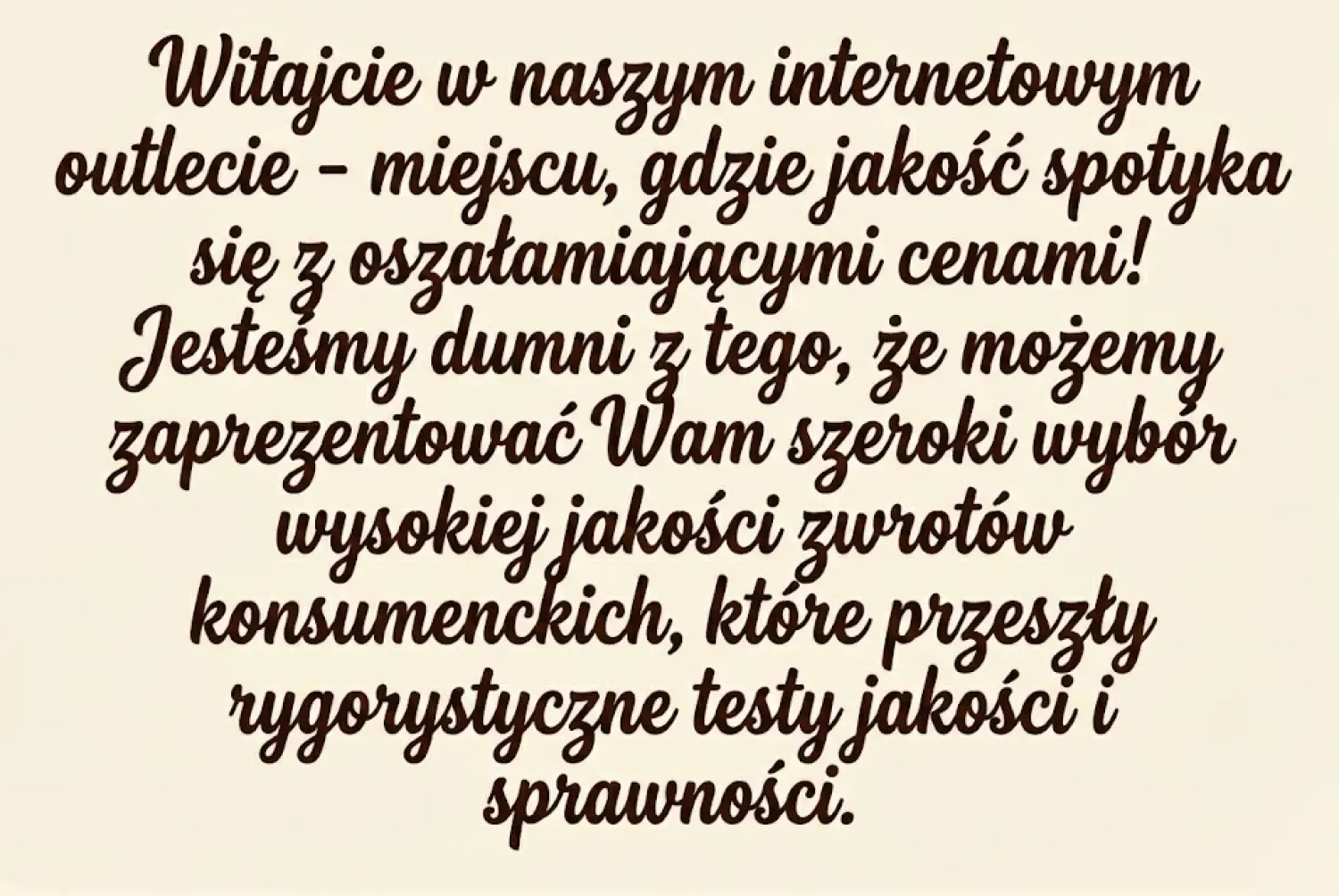 Materiały najlepszej jakości